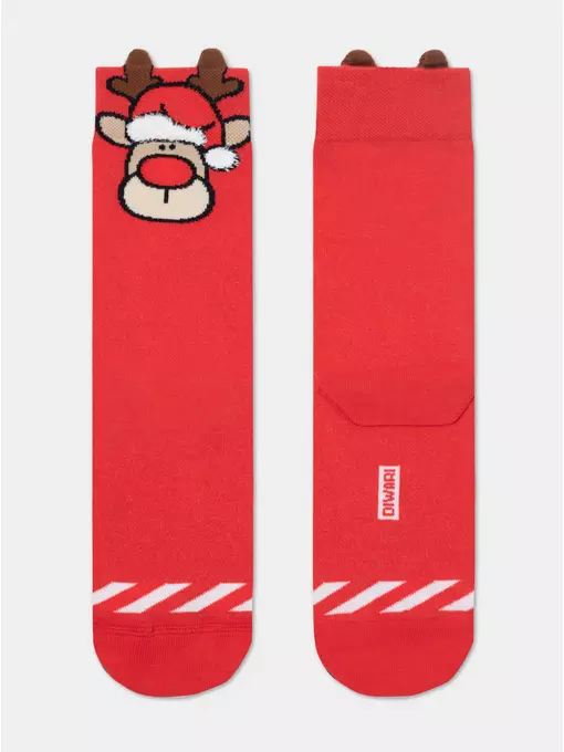 Набор новогодних мужских носков diwari new year (3 пары) 813 ассорти, 21С-71СП;21С-71СП;19С-90СП, 42-45 (27-29), DIWARI,  - 2