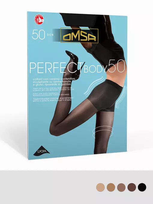 Женские колготки omsa perfect body 50 nero, PERFECT BODY 50, 5, OMSA,  - 1