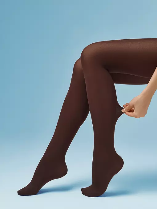 Колготки без шортиков omsa velour 70 bianco, VELOUR 70, 3, OMSA,  - 7