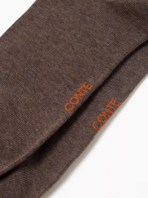 Удлиненные женские носки (без резинки) comfort 000 коричневый, 19С-101СП, 36-38 (23-25), CONTE ELEGANT,  - 6