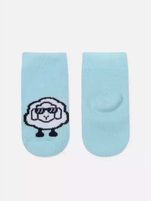 Махровые носки для малышей sof-tiki 640 бледно-бирюзовый, 7С-46СП, 8, CONTE-KIDS,  - 2