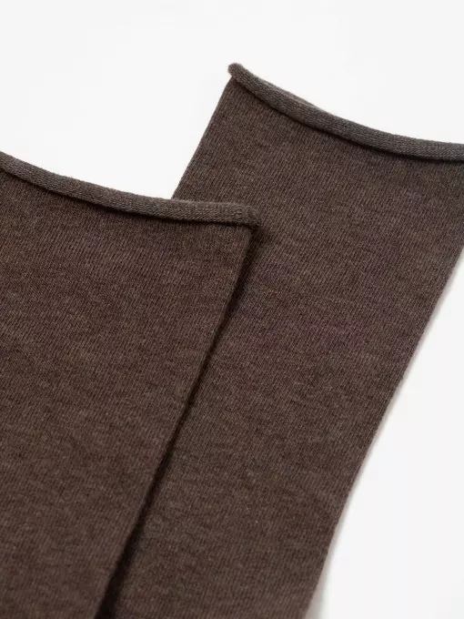 Удлиненные женские носки (без резинки) comfort 000 коричневый, 19С-101СП, 36-38 (23-25), CONTE ELEGANT,  - 5