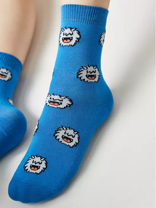 Детские носки (махровая стопа) sof-tiki 767 синий, 24С-69СП, 18, CONTE-KIDS,  - 3