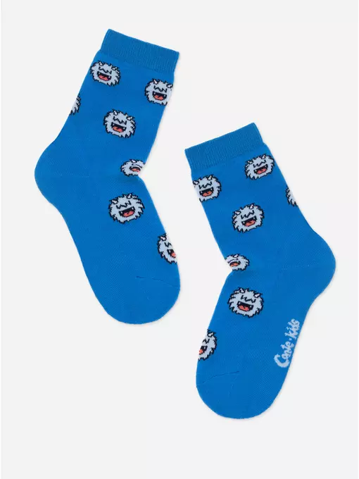 Детские носки (махровая стопа) sof-tiki 767 синий, 24С-69СП, 18, CONTE-KIDS,  - 4