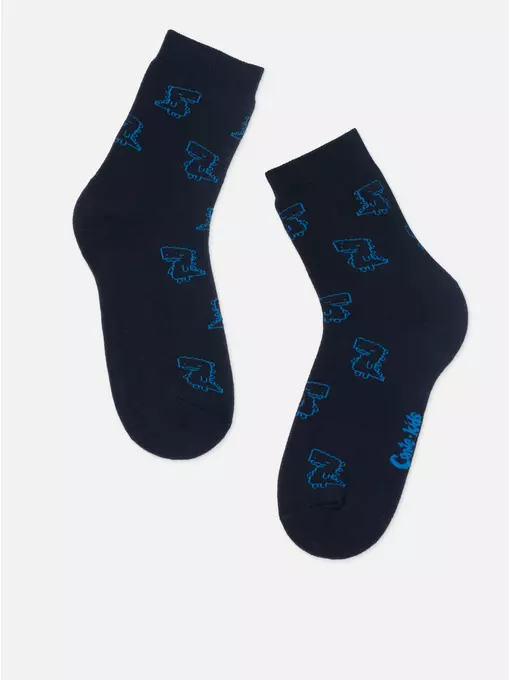 Носки детские махровые conte-kids sof-tiki 766 темно-синий, 21С-13СП, 22, CONTE-KIDS,  - 5