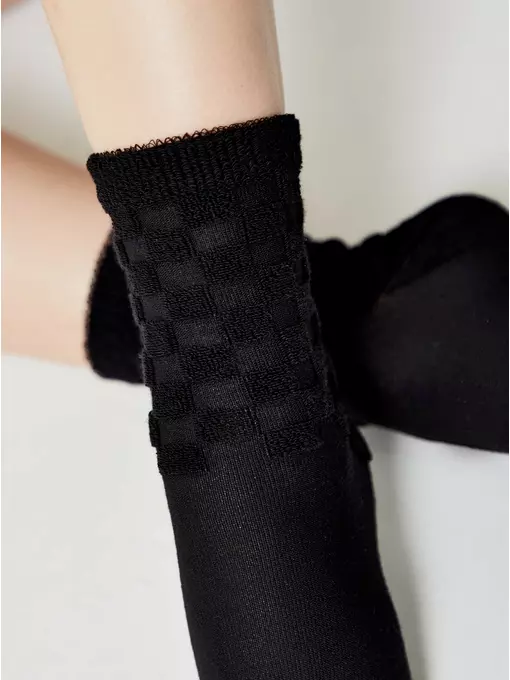 Женские махровые носки из хлопка conte comfort 550 черный, 23С-17СП, 38-39 (25), CONTE ELEGANT,  - 2