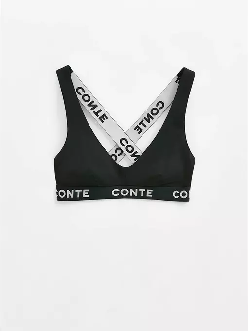 Женское бюстье из бамбука comfy line lbe 2989 black-silver, 24С-3034ТСП, 170-84/XS, CONTE ELEGANT,  - 4