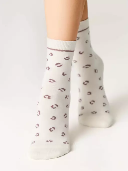 Женские носки с махровой стопой esli perfect 569 молочный, 23С-86СПЕ, 36-39 (23-25), ESLI,  - 2