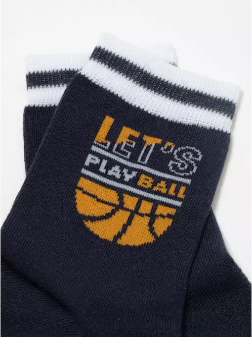 Теплые носки для мальчика с махровой стопой conte-kids 756 темно-синий, 24С-69СП, 20, CONTE-KIDS,  - 5