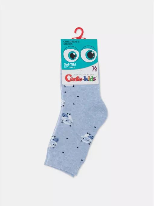 Детские махровые носки sof-tiki 758 голубой, 21С-13СП, 16, CONTE-KIDS,  - 8