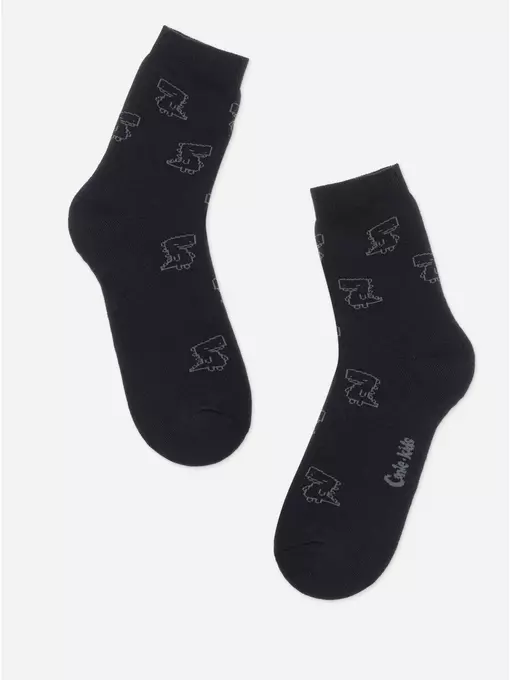 Махровые детские носки sof-tiki 766 черный, 21С-13СП, 22, CONTE-KIDS,  - 3