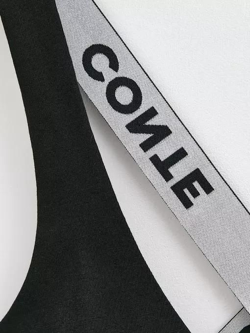 Женское бюстье из бамбука comfy line lbe 2989 black-silver, 24С-3034ТСП, 170-84/XS, CONTE ELEGANT,  - 5