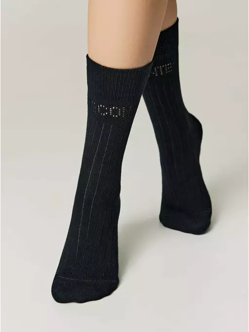 Удлиненные женские носки conte active 624 черный, 22С-27СП, 39-41 (25-27), CONTE ELEGANT,  - 2