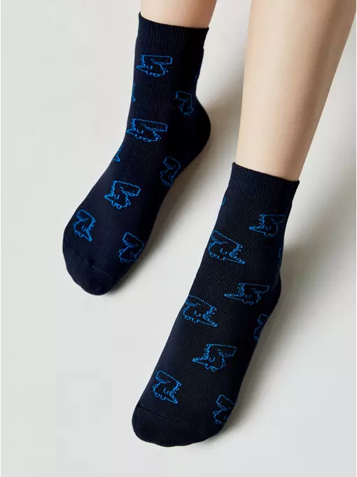 Носки детские махровые conte-kids sof-tiki 766 темно-синий, 21С-13СП, 22, CONTE-KIDS,  - 2