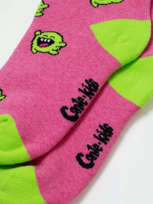 Теплые колготки sof-tiki (махровые внутри) с рисунками 644 розовый, 7С-38СП, 104-110 (16), CONTE-KIDS,  - 5