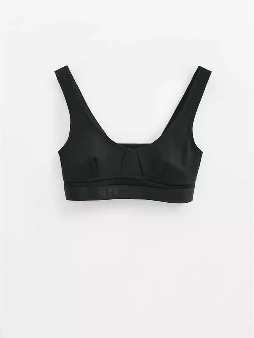 Бюстье женское из бамбука с хлопком comfy line lbe 2990 black-black, 24С-3035ТСП, 170-92/M, CONTE ELEGANT,  - 5