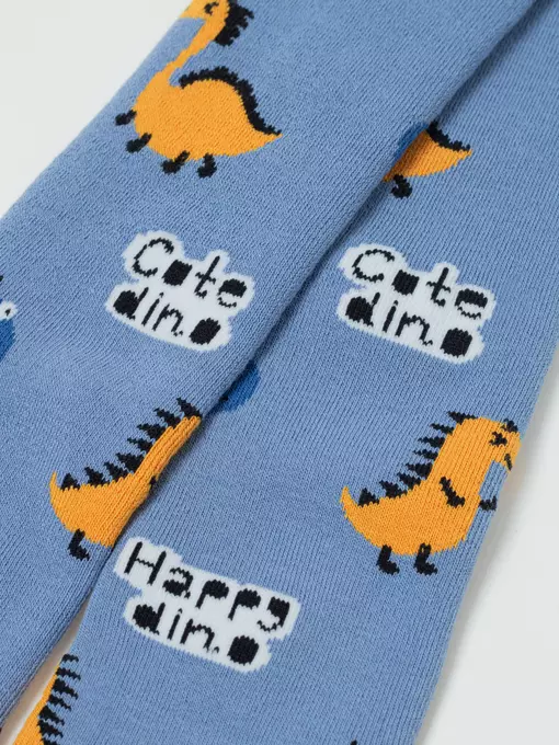 Колготки детские conte-kids sof-tiki (махровые внутри) 656 джинс, 7С-38СП, 104-110 (16), CONTE-KIDS,  - 5