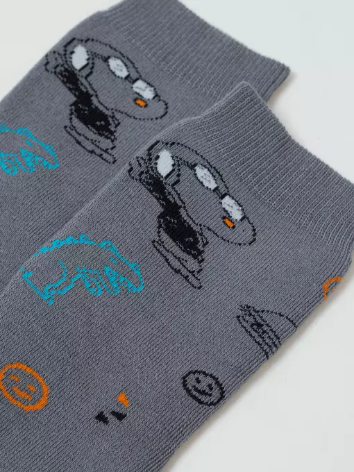 Детские носки (махровые) sof-tiki 765 серый, 21С-13СП, 16, CONTE-KIDS,  - 4