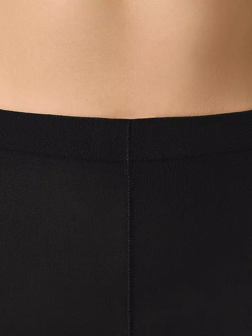 Теплые двухслойные колготки omsa micro&cotton 140 nero, MICRO&COTTON 140, 3, OMSA,  - 6