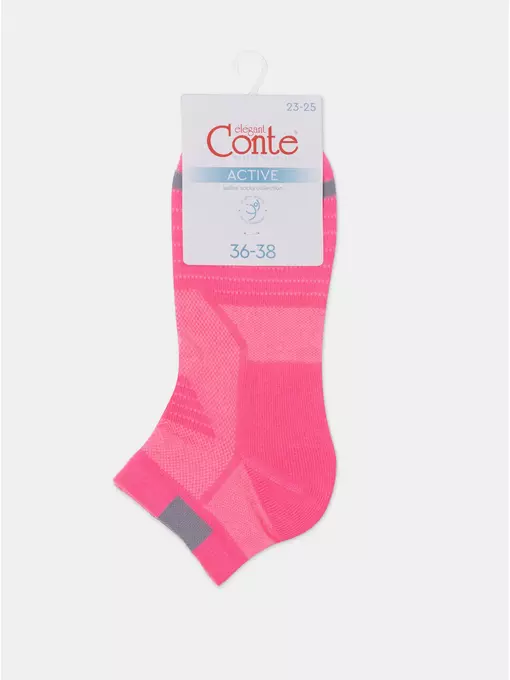Носки женские (короткие) conte active 633 розовый, 24С-97СП, 36-38 (23-25), CONTE ELEGANT,  - 5