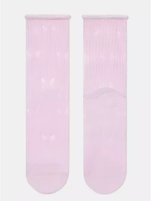 Ажурные носки без резинки classic 628 светло-розовый, 24С-99СП, 36-38 (23-25), CONTE ELEGANT,  - 6