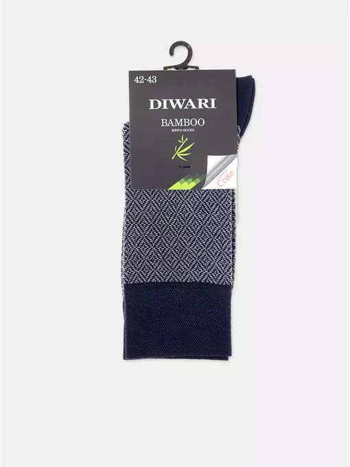 Носки мужские diwari bamboo 211 темно-синий, 7С-94СП, 42-43 (27), DIWARI,  - 2