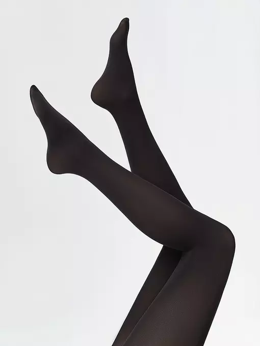 Колготки из микрофибры с кружевным поясом minimi diamante micro 100 nero, DIAMANTE MICRO 100 (кружевной пояс микрофибра), 3, MINIMI,  - 6