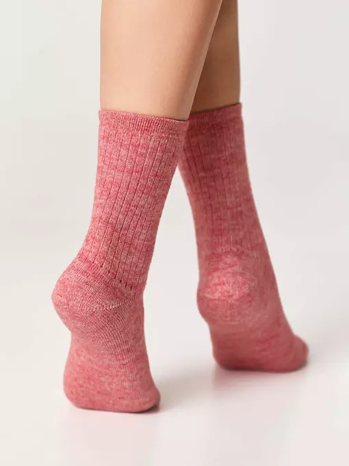 Носки женские (удлиненные) esli 625 красный, 24С-96СПЕ, 36-39 (23-25), ESLI,  - 3