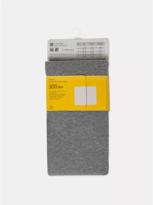 Хлопковые колготки esli estera 300 den grey, 14С-65СПЕ, 2, ESLI,  - 6