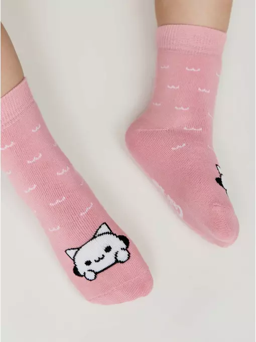 Махровые носки для малышей sof-tiki 525 светло-розовый, 7С-46СП, 14, CONTE-KIDS,  - 3