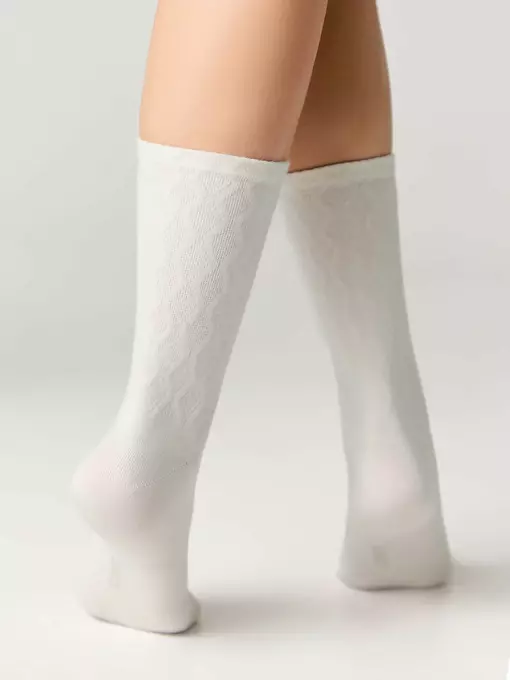 Носки женские (удлиненные) active 620 молочный, 24С-73СП, 36-38 (23-25), CONTE ELEGANT,  - 3