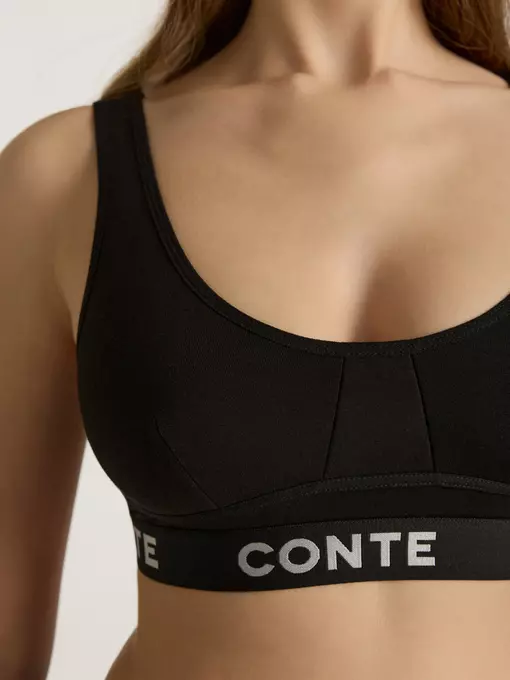 Бюстье женское comfy line lbe 2990 black-silver, 24С-3035ТСП, 170-88/S, CONTE ELEGANT,  - 3