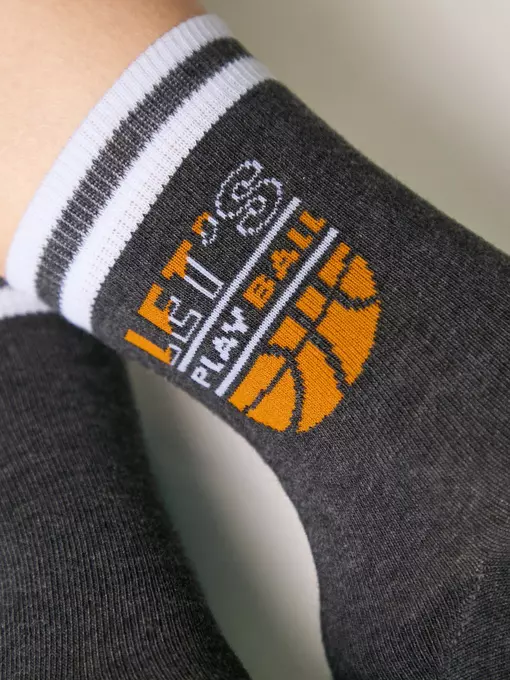 Детские носки (махровая стопа) sof-tiki 756 темно-серый, 24С-69СП, 22, CONTE-KIDS,  - 3