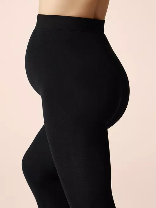 Колготки для беременных из хлопка миними donna cotone 160 den nero, DONNA COTONE 160 (для беременных), 2, MINIMI,  - 5