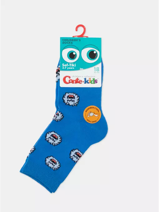 Детские носки (махровая стопа) sof-tiki 767 синий, 24С-69СП, 18, CONTE-KIDS,  - 8