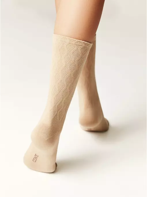 Носки женские удлиненные active 620 бежевый, 24С-73СП, 36-38 (23-25), CONTE ELEGANT,  - 2