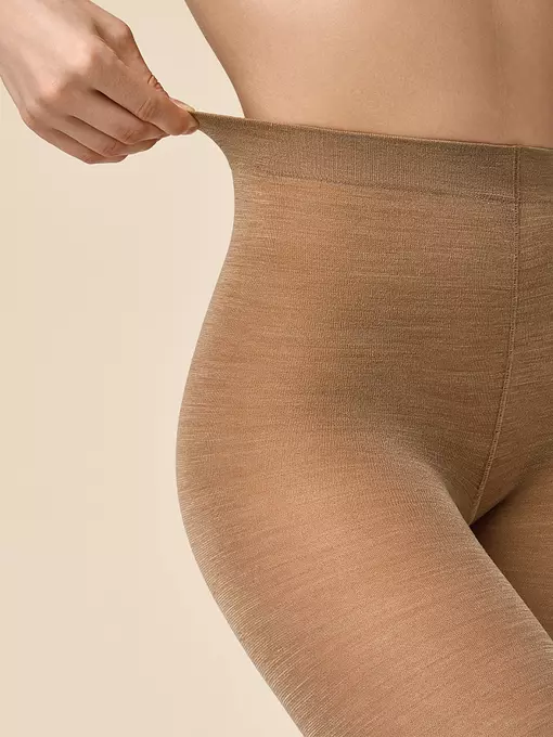 Колготки с шерстью омса lasticlana beige, LASTICLANA, 3, OMSA,  - 4