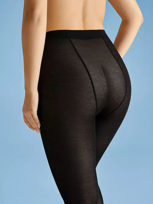 Теплые колготки с шерстью omsa lasticlana nero, LASTICLANA, 3, OMSA,  - 5