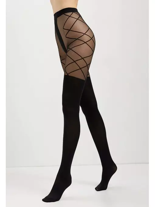 Колготки с имитацией гольфинов conte concept nero, 21С-3СП, 2, CONTE ELEGANT,  - 3