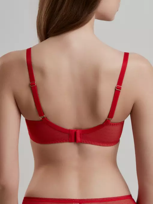 Бюстгальтер балконет на косточках conte nocturne tb5199 красный, 23С-0039КСП, 80C, CONTE ELEGANT,  - 2