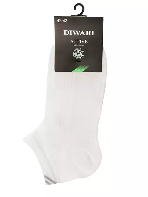 Носки мужские diwari active (короткие) 018 белый, 7С-37СП, 42-43 (27), DIWARI,  - 3