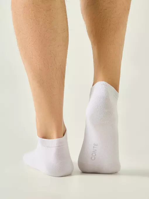 Короткие мужские носки conte for men 000 белый, 24С-149СП, 44-45 (29), CONTE ELEGANT,  - 2