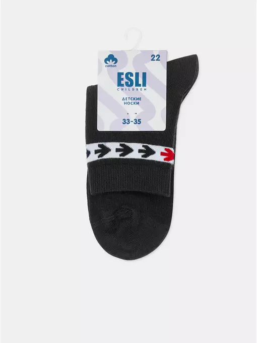 Носки детские esli 561 черный, 24С-74СПЕ, 22, ESLI,  - 4