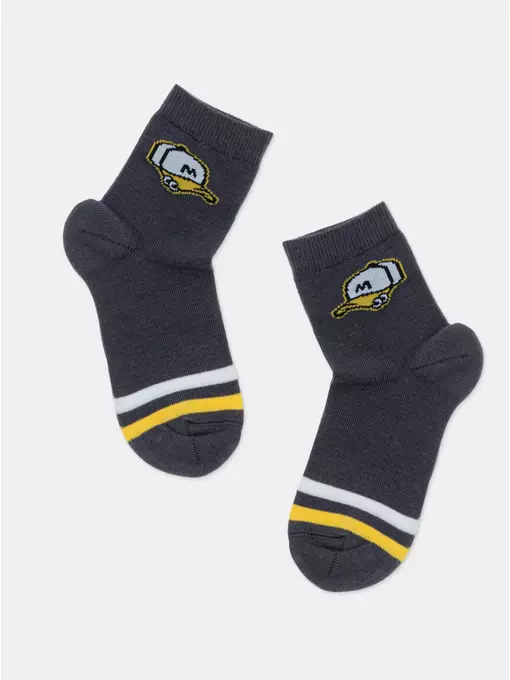 Носки для мальчиков esli 494 темно-серый, 24С-74СПЕ, 16, ESLI,  - 2