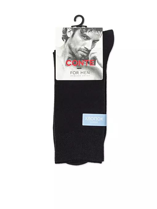 Носки мужские conte for men 000 черный, 24С-148СП, 40-41 (25), CONTE ELEGANT,  - 4
