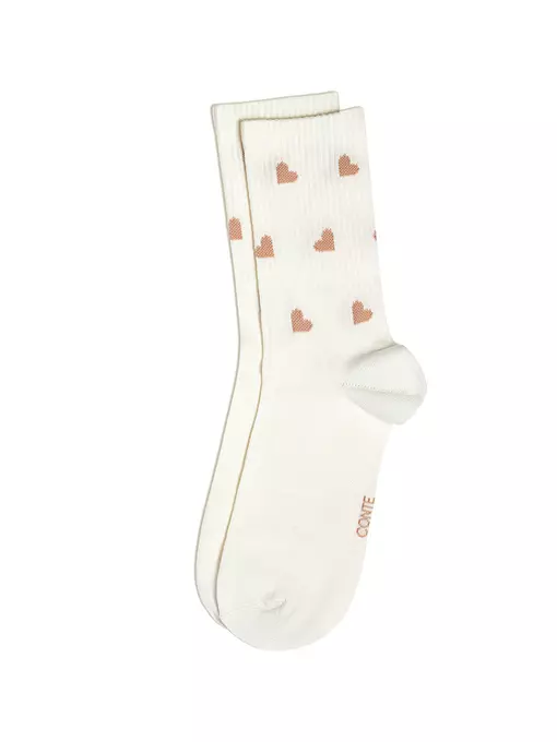 Хлопковые удлиненные носки conte active 708 молочный, 20С-20СП, 39-41 (25-27), CONTE ELEGANT,  - 2