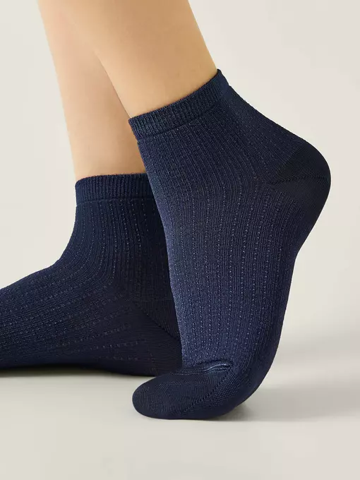 Короткие вискозные носки conte active 704 темно-синий, 24С-75СП, 36-38 (23-25), CONTE ELEGANT,  - 2