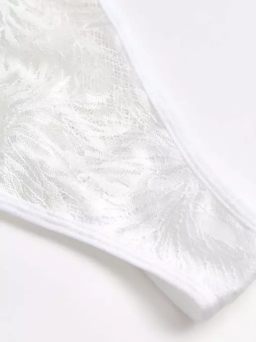 Трусы танга с v-образной талией conte mystery garden lta 3118 off white, 24С-3159ТСП, 102/L, CONTE ELEGANT,  - 4