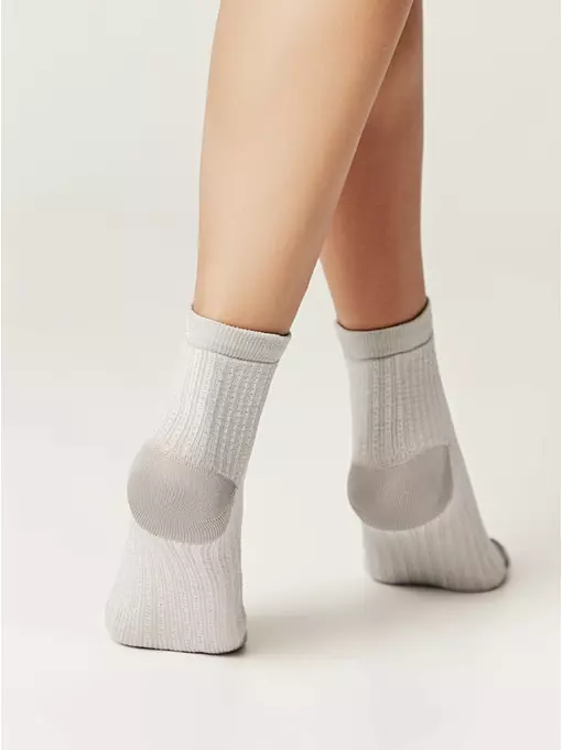 Носки короткие вискозные conte active 704 серый, 24С-75СП, 36-38 (23-25), CONTE ELEGANT,  - 3
