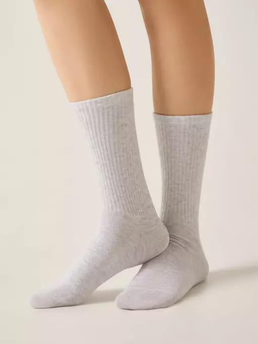 Удлинённые носки conte active 706 светло-серый, 20С-20СП, 38-41 (25-27), CONTE ELEGANT,  - 2